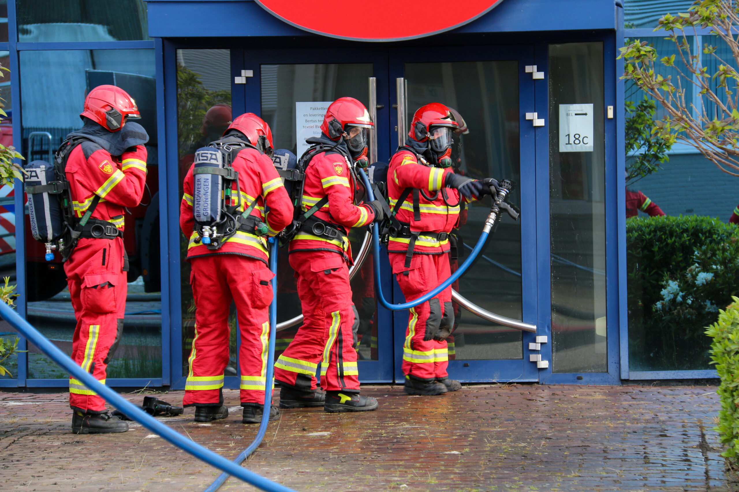 Brandweervrijwilliger in Groningen